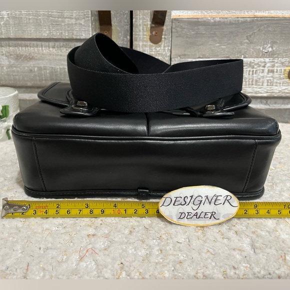 COACH Heritage Map Smooth Leather Crossbody C2906 GUC! - Picture 8 of 12